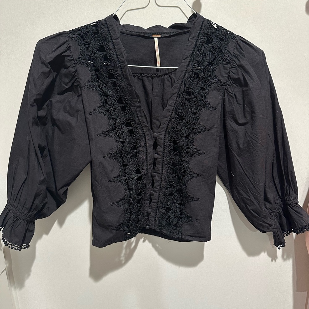 Free People Lace Top